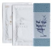 炭酸足湯入浴料 贅沢JUYAKU（じゅうやく）（6回分）と軽石のセット 【宅配便・梱包可】