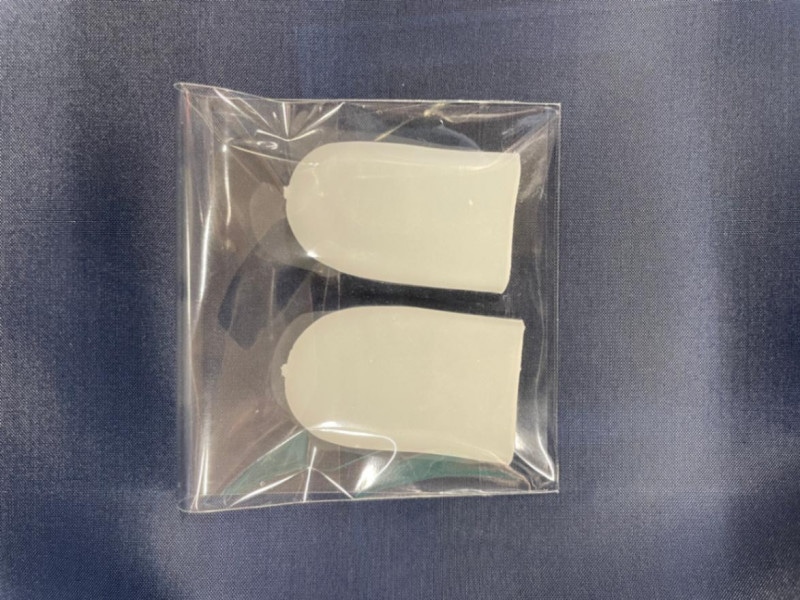 やわらか足ゆびサック　小（親指以外用）　2個入り【メール便専用・梱包不可・送料220円】