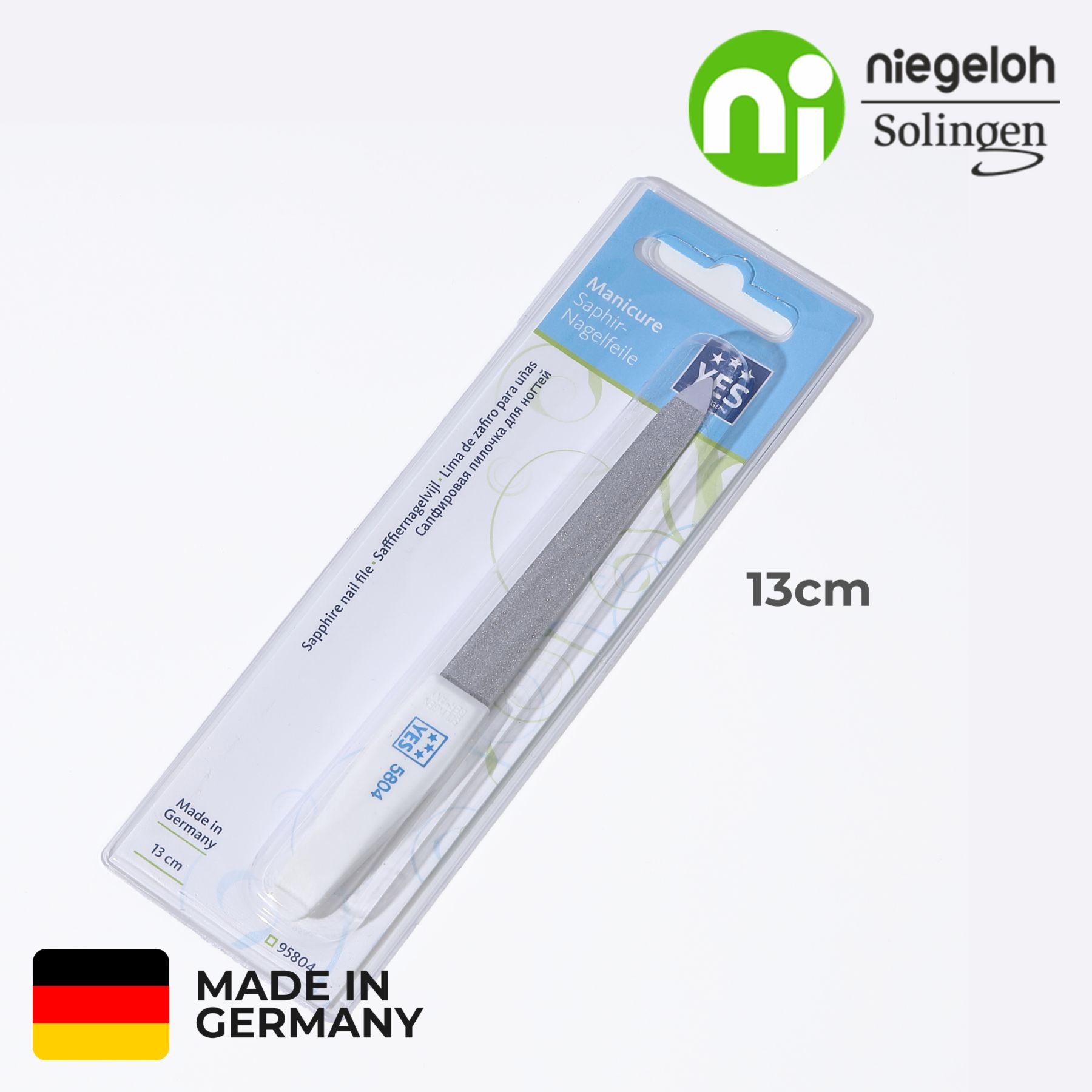 ドイツ・ニゲロ社製】ネイルファイル 123mm【メール便専用・梱包不可