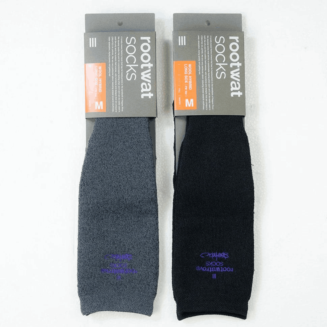 rootwat socks WOOL HYBRID LONG SOX