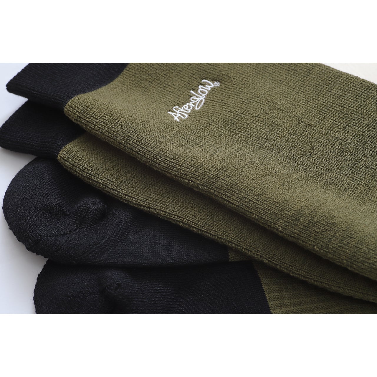 MERINO WOOL LONG SOCKS ALP（アフターグロー）