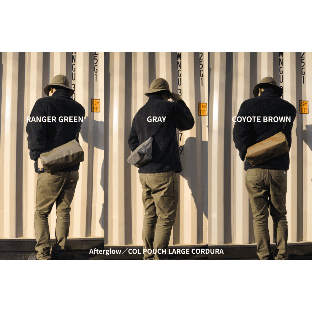 COL POUCH LARGE CORDURA（アフターグロー）