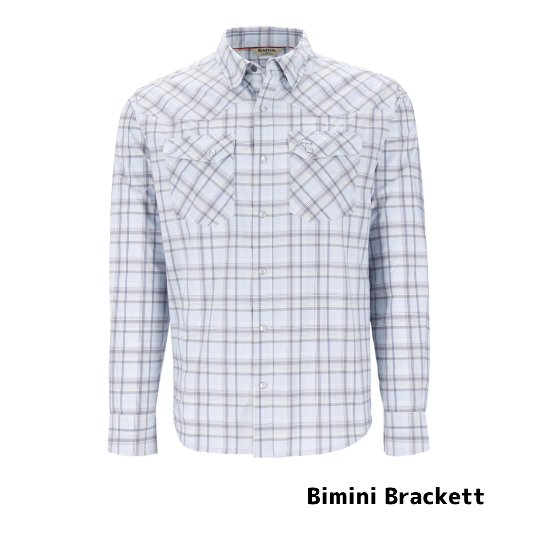 ウェア SIMMS Brackett LS Shirt Brackett Long Sleeve Men's Fishing Shirt | Simms Fishing