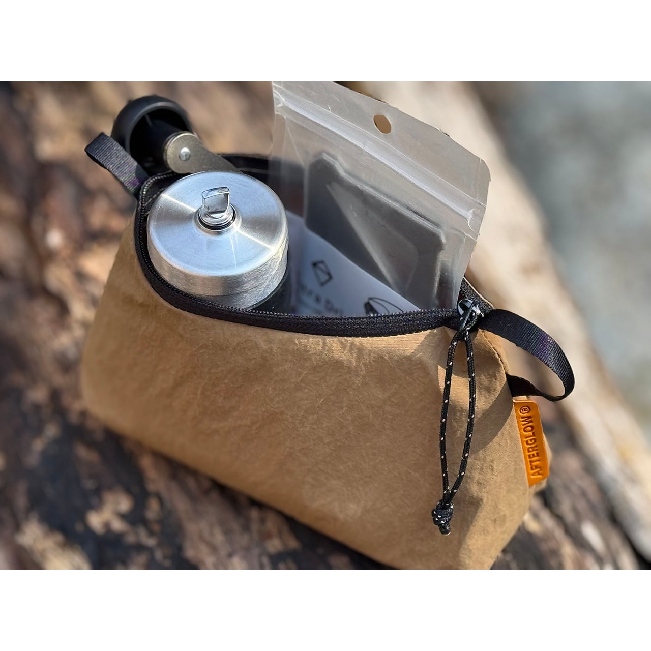 COL POUCH SMALL KONBU（アフターグロー）
