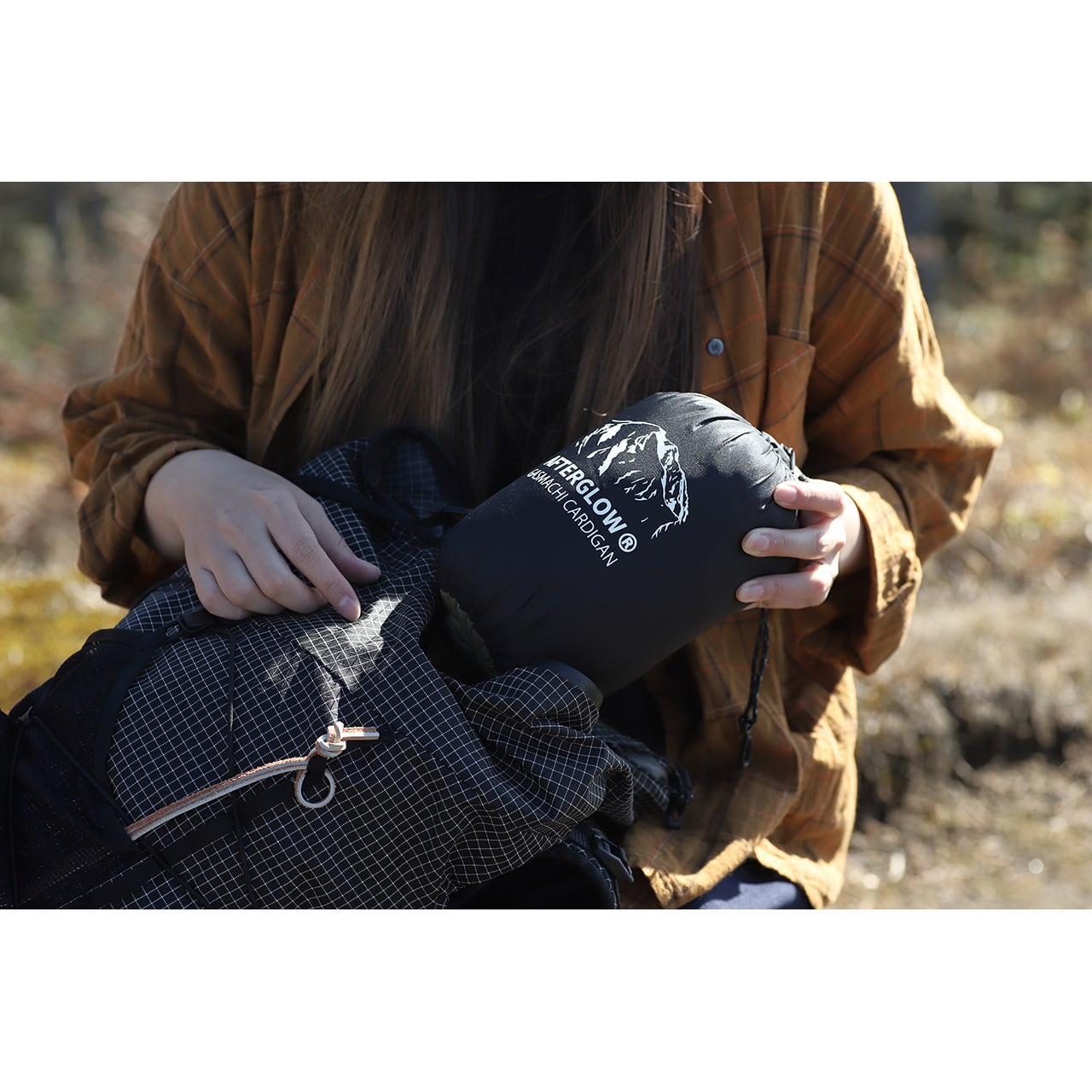 GASMACHI CARDIGAN（アフターグロー）