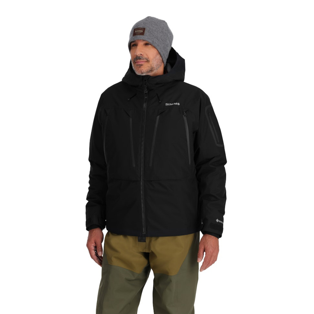 【極美品】SIMMS シムス 防寒ジャケット（Mサイズ・ブラック） Simms CX Fishing Jacket – White Water Outfitters