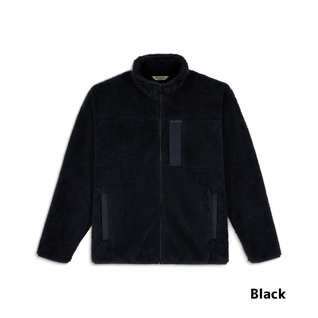 美品A9 SIMMS フリース フィッシングジャケット シムス ブラック黒