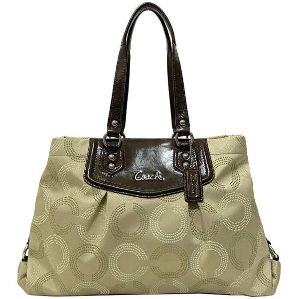【美品】COACH コーチ シグネチャー 2way ハンドバッグ F31957 COACH コーチ シグネチャー 2WAYハンドバッグ F31957 PVC/レザー