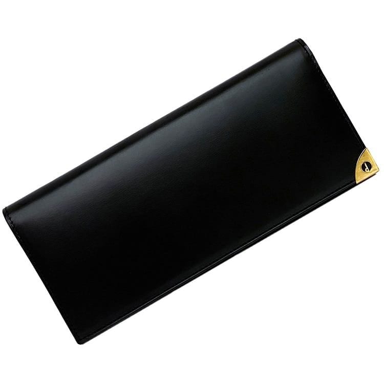 極美品✨dunhill 長財布 レザー メンズ ブラック系 極美品】dunhill ブラック 長財布 レザー ロングウォレット