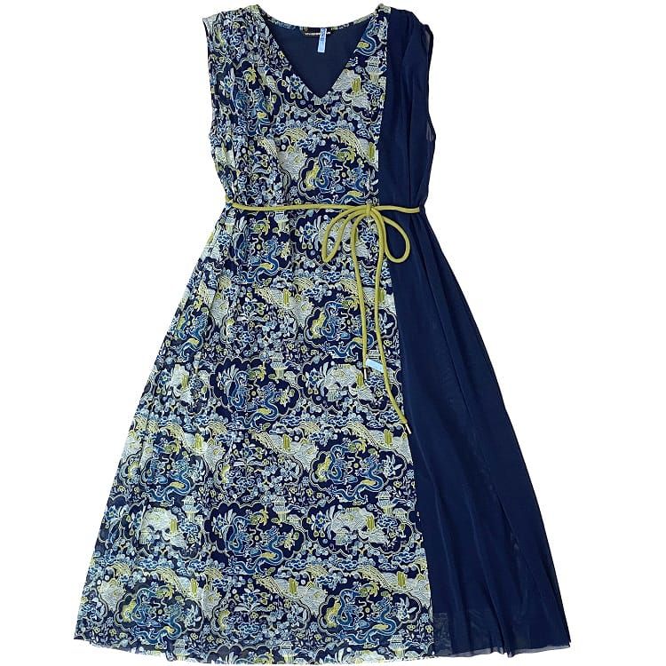 ヴィヴィアンタム VIVIENNE TAM (0) ノースリーブワンピース 刺繍