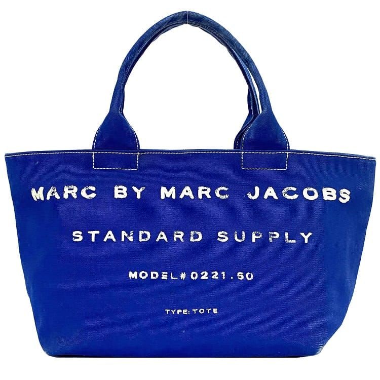 ✨稀少✨美品✨マークジェイコブス　トートバッグ　2way キャンバス　ブルー系 ✨稀少✨美品✨マークジェイコブス トートバッグ 2way