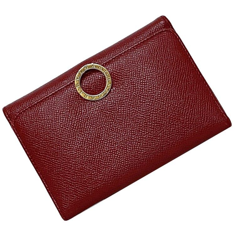 BVLGARI「ブルガリ」折りたたみ皮財布