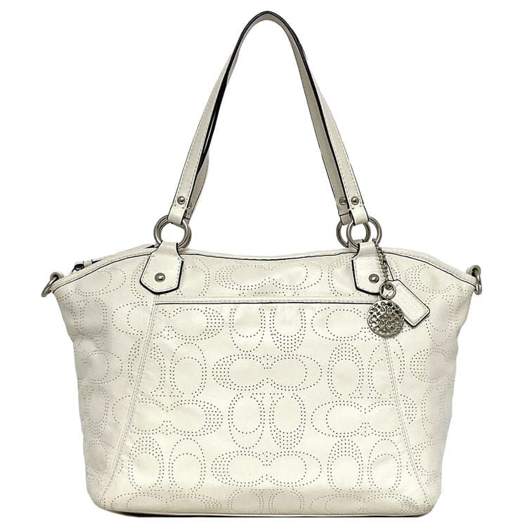 ✨極美品✨ コーチ COACH トートバッグ レザー 白 ホワイト F58846 ✨極美品✨ コーチ COACH トートバッグ レザー 白 ホワイト