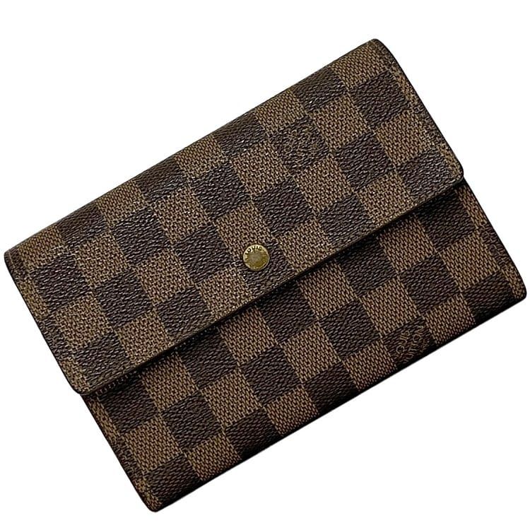 LOUIS VUITTON✨ポルトトレゾールエテュイパピエ　ダミエ　三つ折り財布 LOUIS VUITTON ルイヴィトン 三つ折り財布 ポルト トレゾール