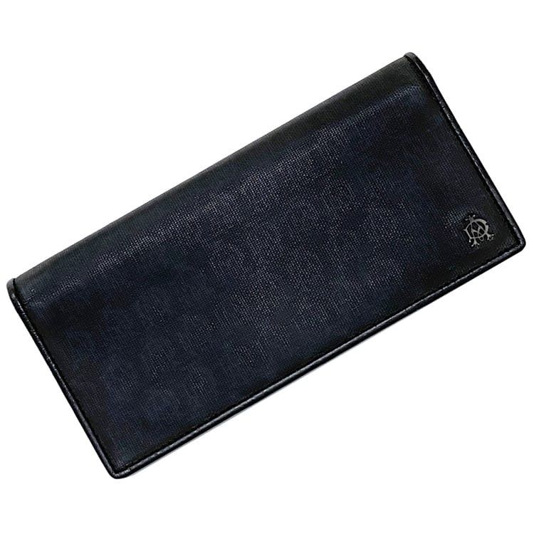 ダンヒル 二つ折り 長財布 ec-21871 ブラック ディーエイト 財布  