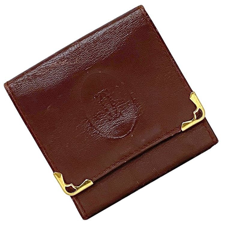 カルティエ小銭入れ新品・未使用Cartierのヴィンテージケース 新古品 カルティエ Cartier サファイアライン ヴィンテージ コイン