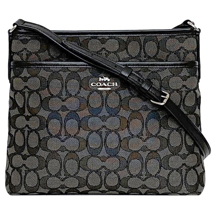 未使用 COACH CQ185 ショルダーバッグ ブラック シグネチャー 黒 Brandol / COACH コーチ ショルダーバッグ シグネチャー