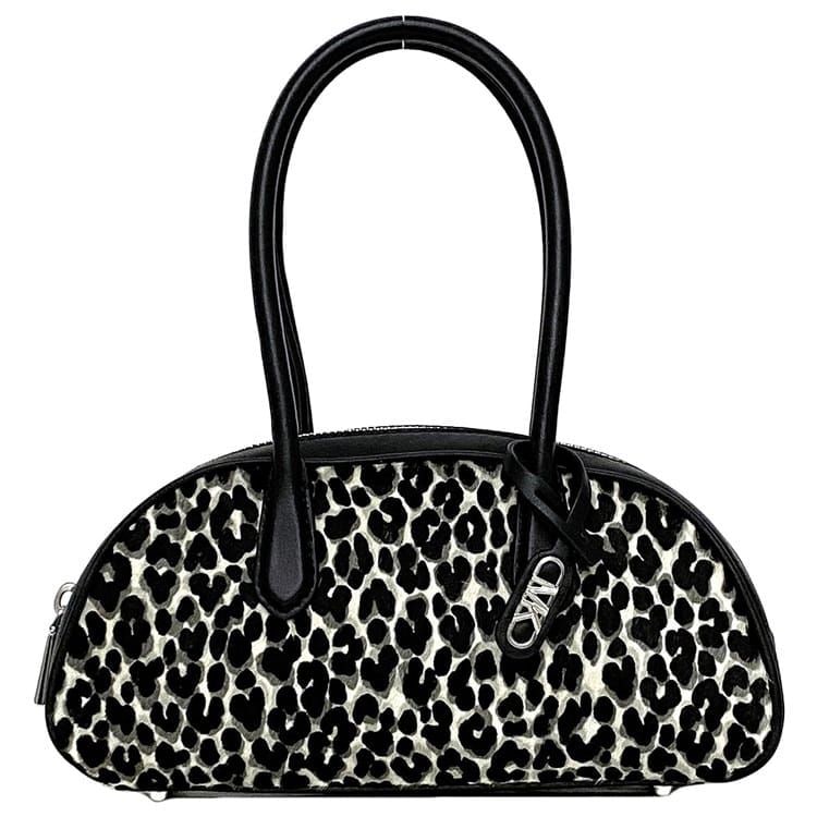 マイケルコース ハンドバッグ ec-22117 ブラック グレー ホワイト レオパード 30T4S1US5H 未使用 美品 ハラコ レザー Sランク MICHAEL KORS ミニバッグ ヒョウ柄 タグ付き 自立 ファスナー ミニボストン プレゼント ギフト 贈り物 黒 ブランド 本物 鑑定済み マイケルコース ハンドバッグ ec-22117 ブラック グレー ホワイト