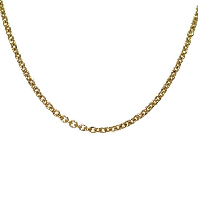 ブルガリ ネックレス チェーンのみ f-22220 イエローゴールド YG B