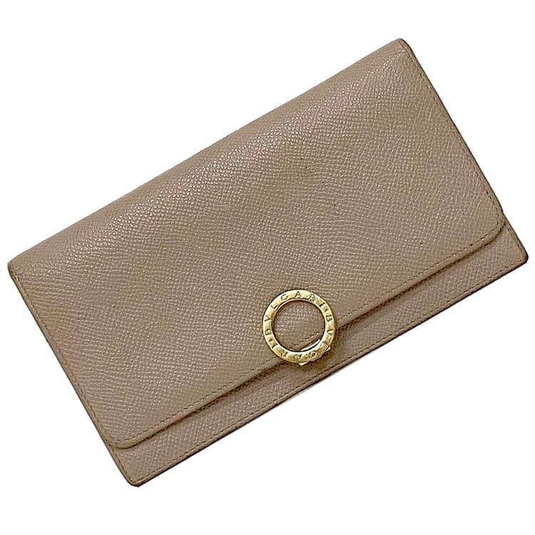 □新品□未使用□ BVLGARI ブルガリ モネーラ レザー がま口 二つ折り  