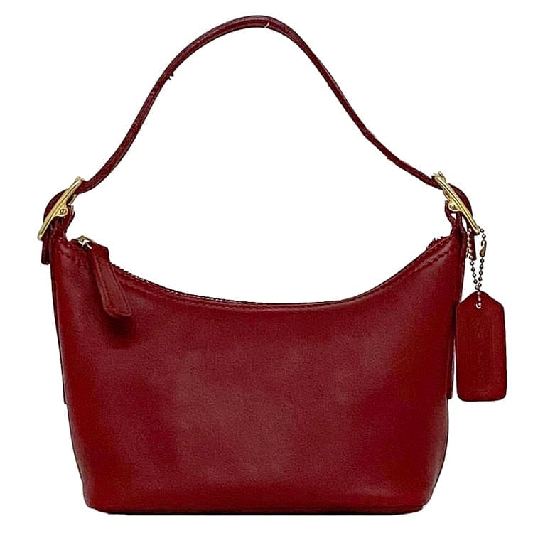 コーチ アクセサリーポーチ f-22541 レッド オールドコーチ 9844 美品