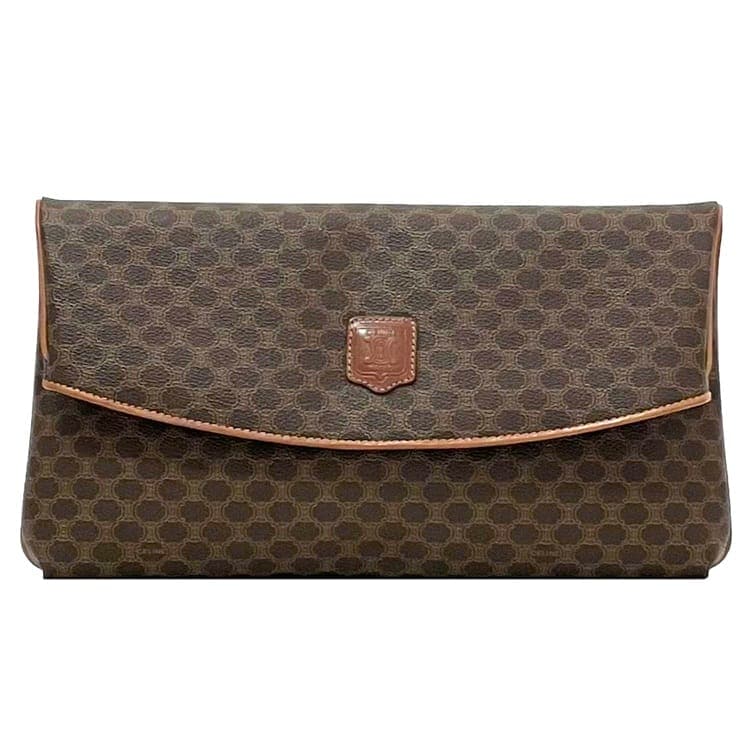 M08/034 CELINE セリーヌ クラッチバッグ ブラウン系 楽天市場】【新春