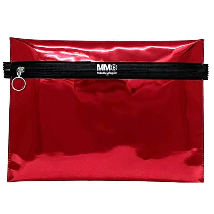 エムエムシックス メゾン マルジェラ クラッチバッグ ec-22832 レッド