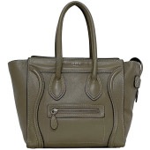 セリーヌ トートバッグ ラゲージ マイクロショッパー ec-22939 ベージュ トート レザー 中古 CELINE 大容量 ファスナー レディース メンズ 男女兼用 訳あり 肩掛け 本革 定番 人気
