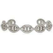 エルメス バングル アンシェネ f-23088 シルバー シェーヌダンクル H109509B 00SH 美品 ブレスレット Ag 925 中古 21AB293547 HERMES アクセサリー 銀 箱