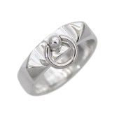 エルメス リング コリエドシアン ＰＭ f-23161 シルバー COLLIER DE CHIEN PM AG-925 指輪 JP9号 Ag 925 Sランク 21AK110420 HERMES 公式