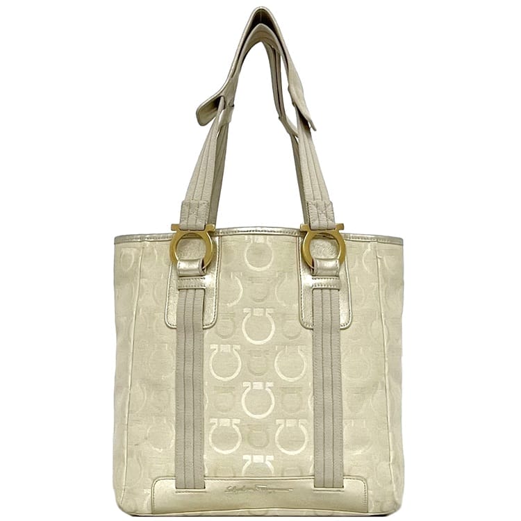 フェラガモ　トートバッグ サルヴァトーレ フェラガモ トートバッグ ec-23222 ベージュ