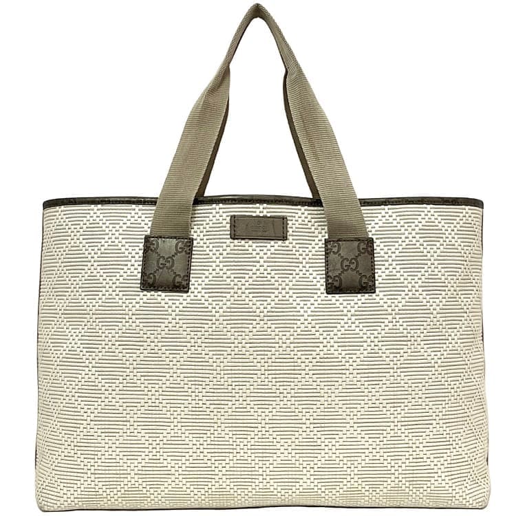 gucci トートバッグ 白 けん Gucci GGキャンバス トートバッグ