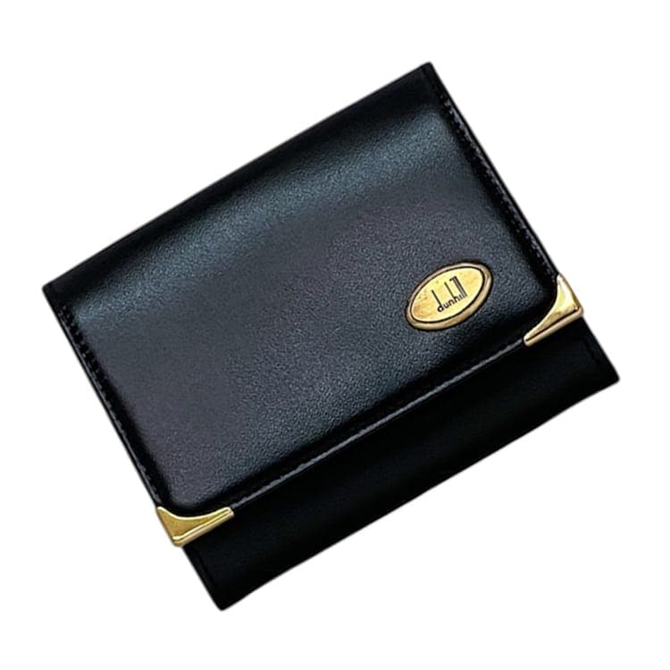 dunhill コインケース ブランドロゴ レザー ブラック 美品 未使用 箱付 dunhill ダンヒル コインケース 小銭入れ フルハム ベルグレイブ