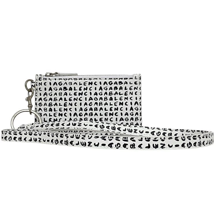 最終値下げ　Balenciaga hourglass カードケース　ホワイト 119270.jpg