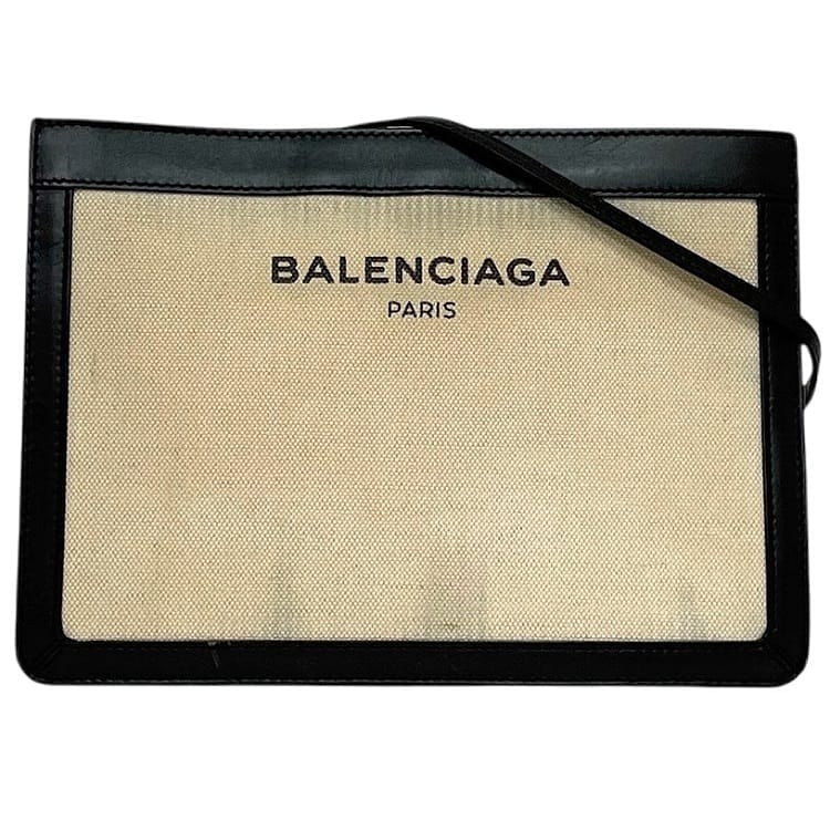 BALENCIAGA キャンバス ネイビーポシェット 国内即発☆BALENCIAGA NAVY ショルダーバッグ キャンバス