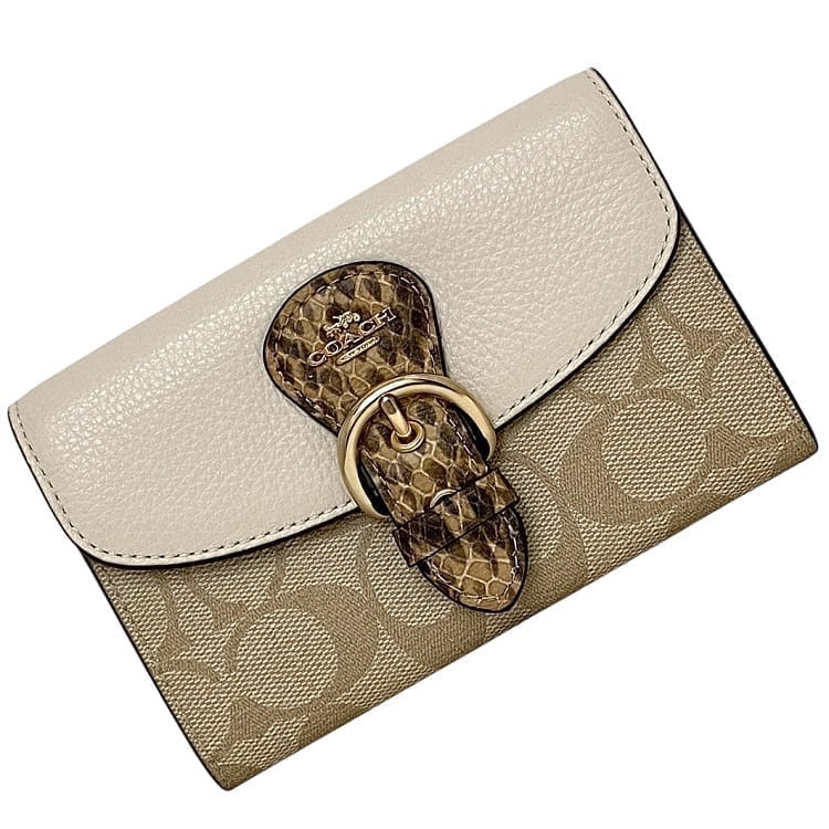 【新品未使用】COACH 名刺入れ ベージュ レザー Amazon.co.jp: [コーチ] アウトレット カードケース