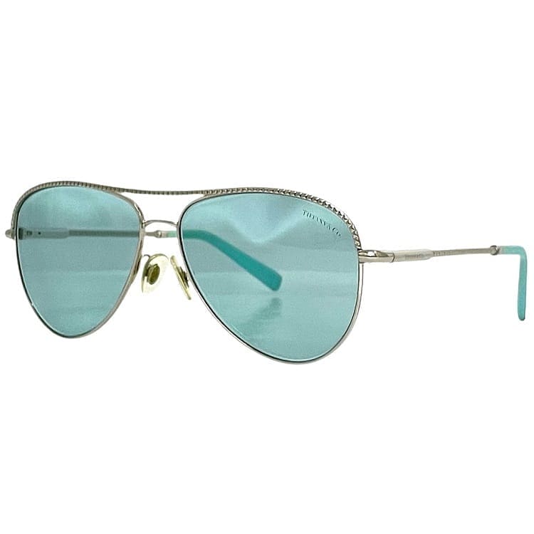 【送料,関税込】Tiffany & Co サングラス TF3080 ティファニー サングラス f-23878 ブルー シルバー 0TF3080-2