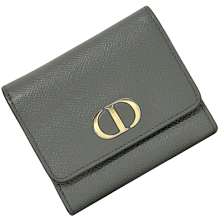 クリスチャンディオール　三つ折り財布　グレー クリスチャン ディオール 三つ折り 財布 ec-24165 グレー 30