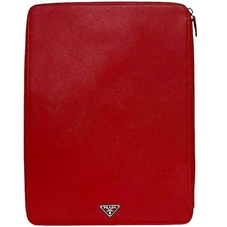 PRADA プラダ　サフィアーノレザー 名刺入れ レッド　赤 PRADA プラダ サフィアーノレザー 名刺入れ レッド 赤 PRADA