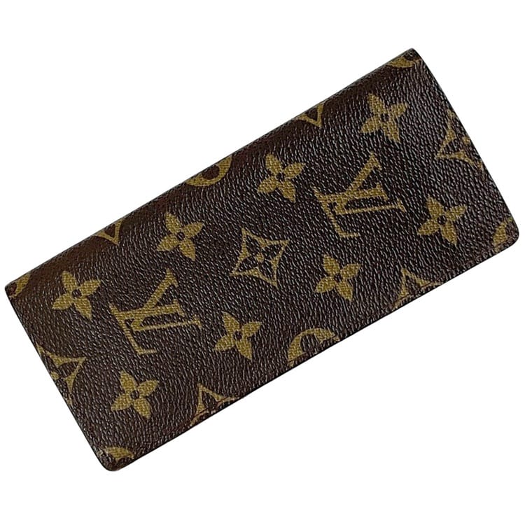 ルイ ヴィトン メガネケース エテュイ リュネット サンプール ブラウン モノグラム M62962 小物入れ モノグラム 中古 LOUIS VUITTON 封筒型 ロゴ 総柄 眼鏡 ケース 小物入れ 茶色 定番 人気 シンプル ルイ ヴィトン メガネケース エテュイリュネット サンプール ブラウン