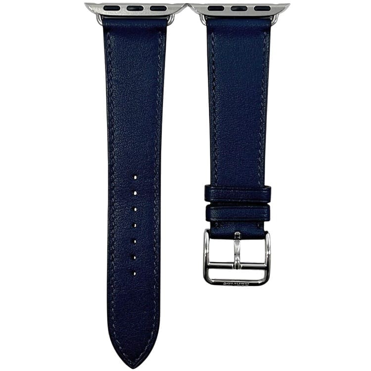 エルメス アップルウォッチ 替えバンド ネイビー 美品 40mm用 レザー