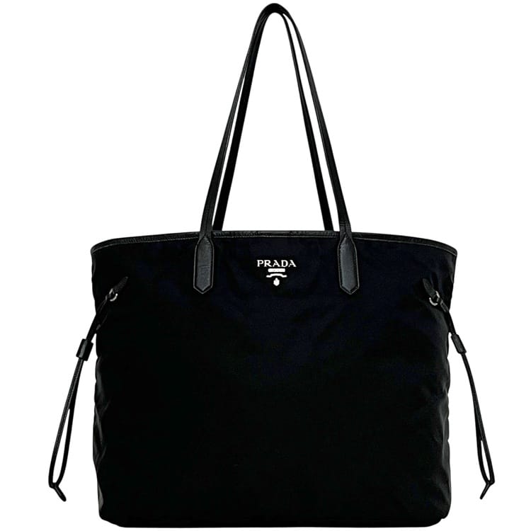 【美品✨】プラダ PRADA テスート フィオッコ トートバッグ 黒 プラダ トートバッグ ブラック NERO テスート BR3923 美品 ナイロン