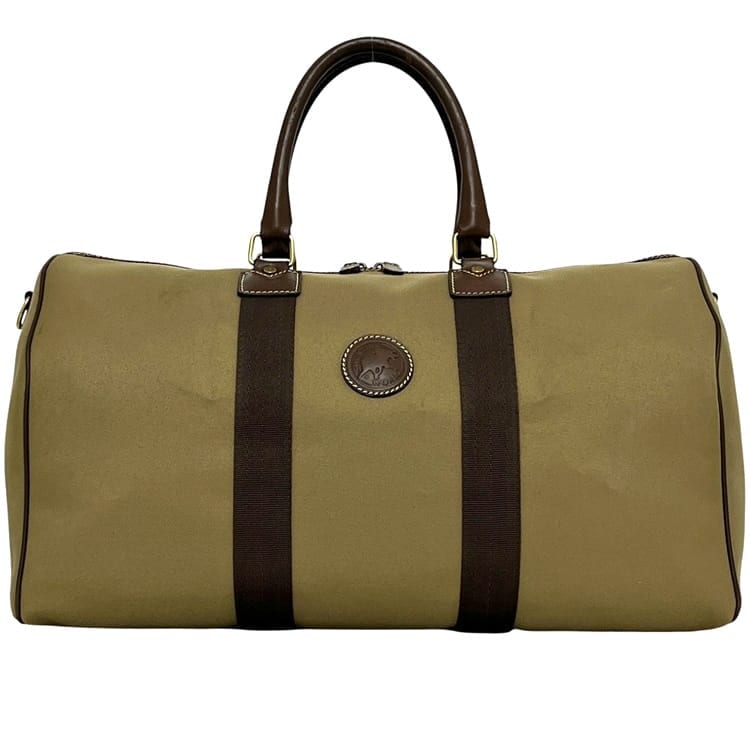 ハンティングワールド　ボストンバッグ　緑　カーキ　ナイロン　自立可　A4収納　x ハンティングワールド ボストンバッグ 緑 カーキ ナイロン 自立可 A4収納 x