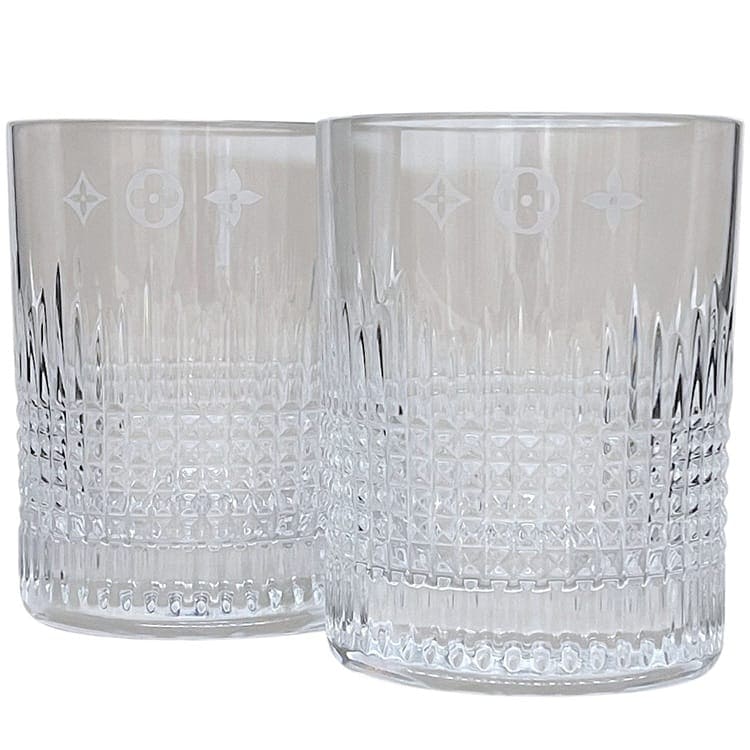 バカラ ルイ ヴィトン ペアグラス ナンシー クリア モノグラムフラワー