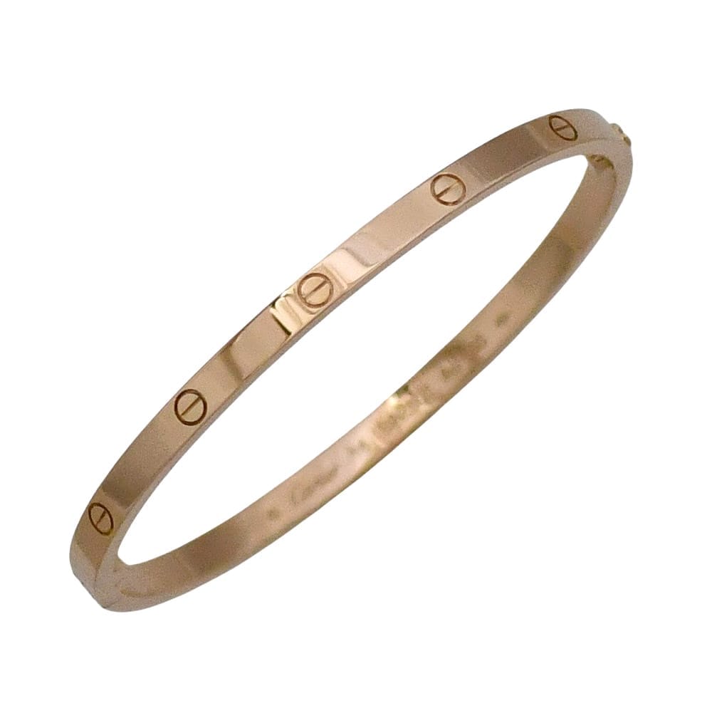 極美品 カルティエ LOVE ブレスレットスモール LOVE（Cartier） カルティエ LOVE ブレスレット スモール ラブブレス