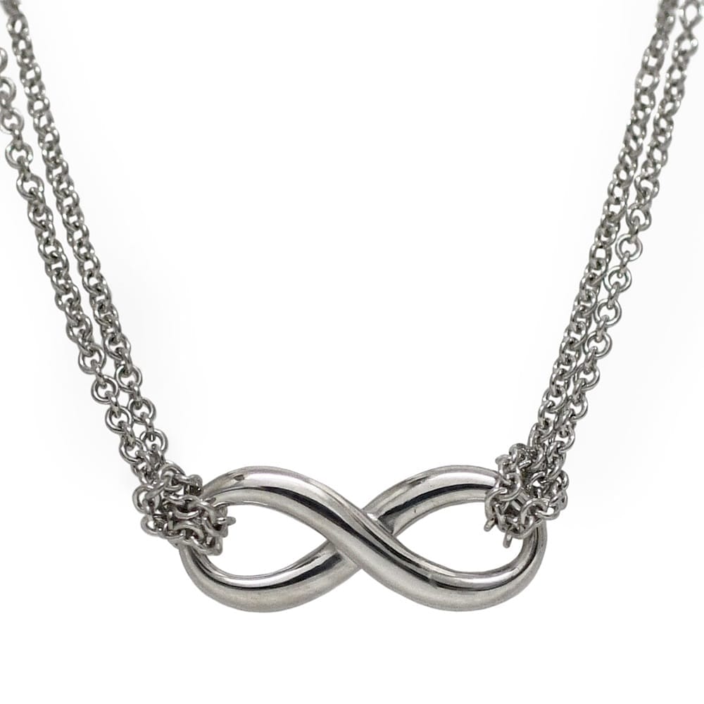 ティファニー ネックレス インフィニティ シルバー 新品 仕上げ済み Ag
