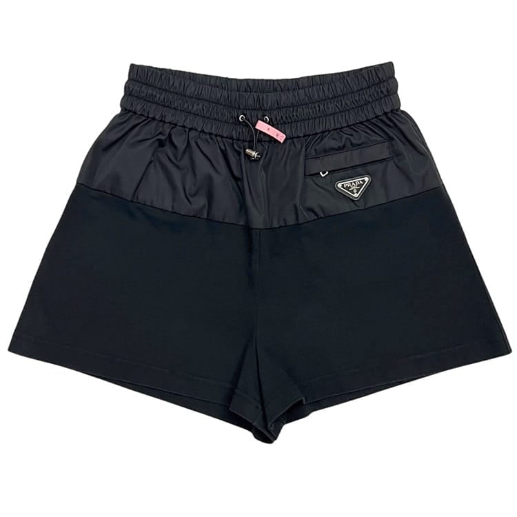 プラダ ハーフパンツ ショートパンツ ブラック 黒 NERO RE-NYLON