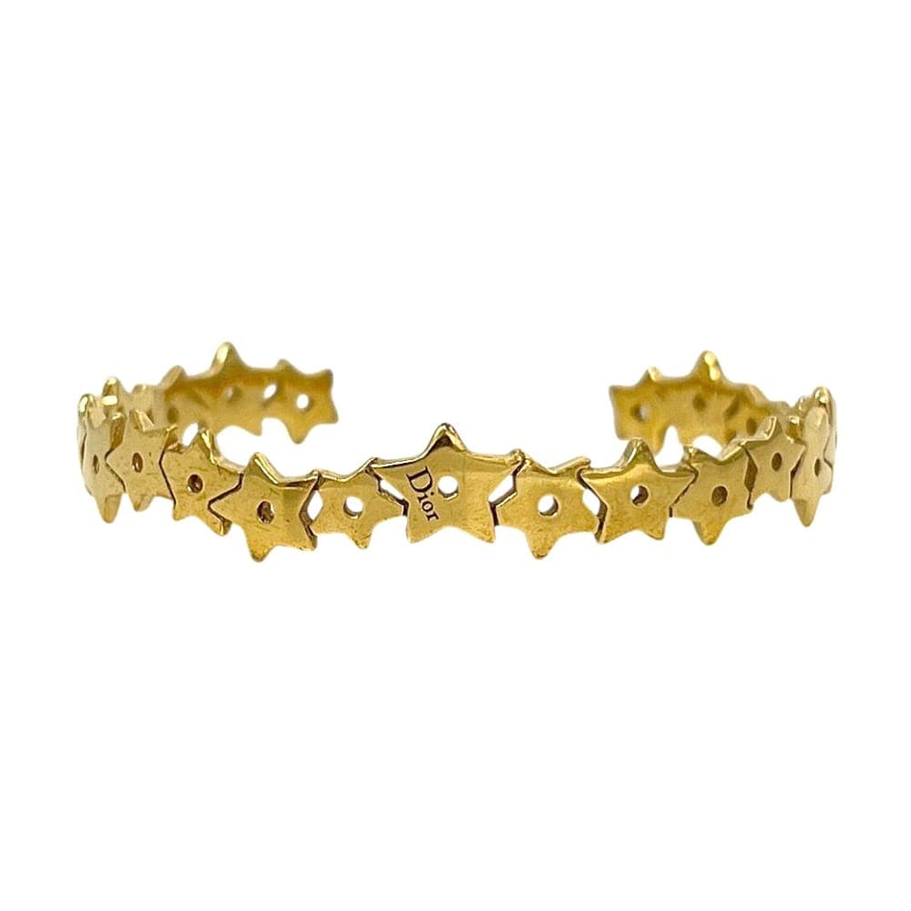 クリスチャン ディオール バングル ゴールド 金色 美品 ブレスレット