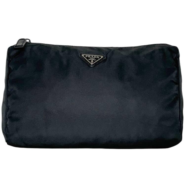 プラダ ポーチ ブラック 黒 NERO テスート 1NA011 美品 小物入れ