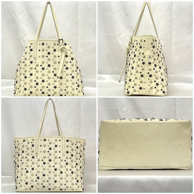 ジミーチュウ トートバッグ ソフィア ec-22763 クリームホワイト 美品